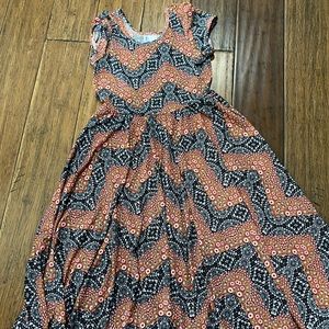 Dot Dot Smile LuLaRoe Lucy Twirl Dress Sz 12/14